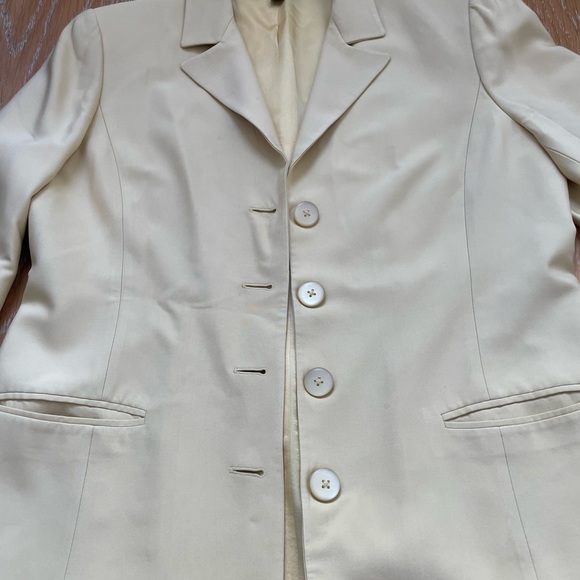 ELLEN TRACY Spring Yellow Blazer - Picture 4 of 9